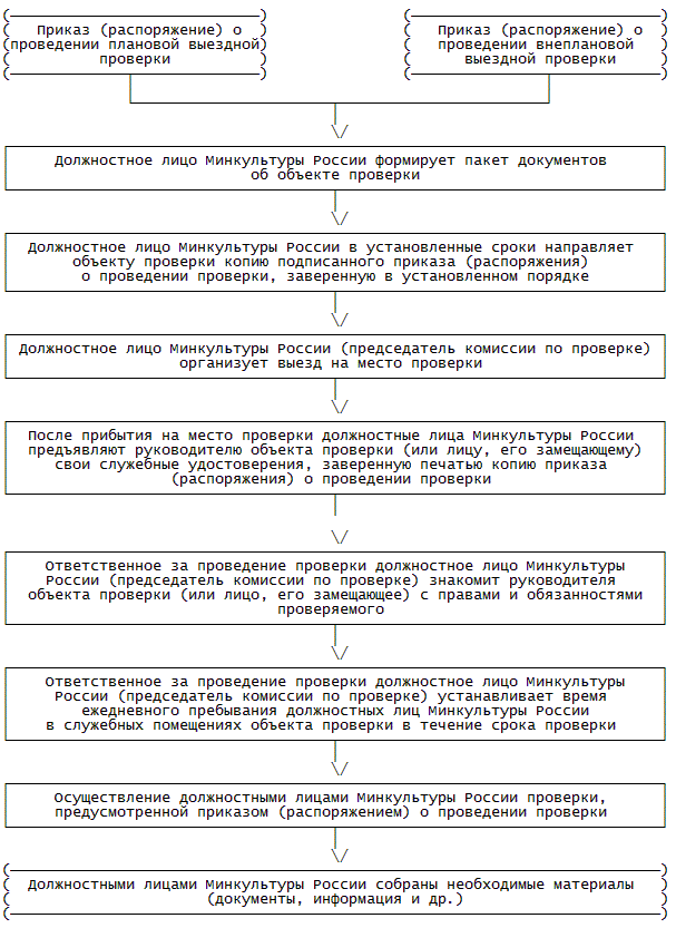 Выездная проверка схема